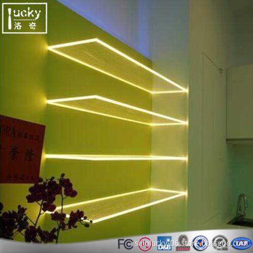 Acrylic Bottle Wall Mounted LED Wine Rack,Custom Wall Shelf
